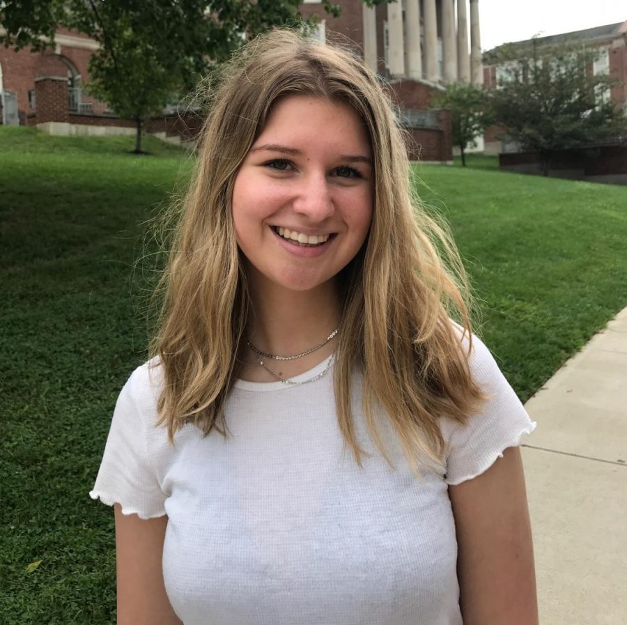 SENIOR Caroline Horvath introduces herself as the Chatterbox Editor-in-Chief for the 2019-2020 school year.