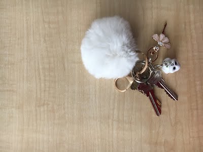 Puffball key chains have risen to popularity with teenages. The prices range from very expensive to $2.