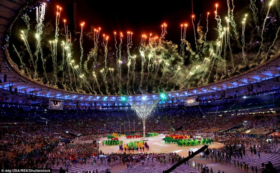 The Opening Ceremony during the Rio Games this summer. 