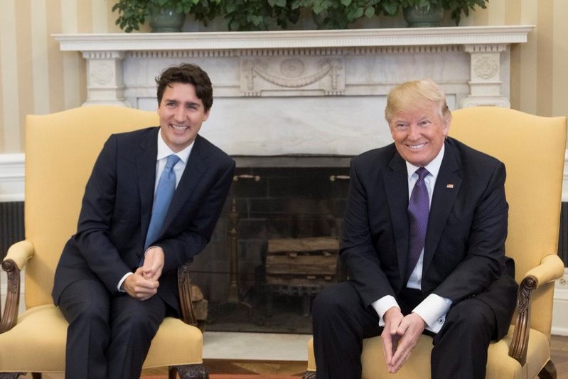 Canadian Prime Minister met with President Trump in February. Trudeau announced his intention to legalize recreational use of marijuana this week, a view not shared by his American counterpart. 