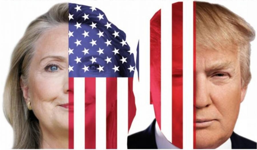 Hillary Clinton (D) and Donald Trump (R) are the front runners for the 2016 presidential election.