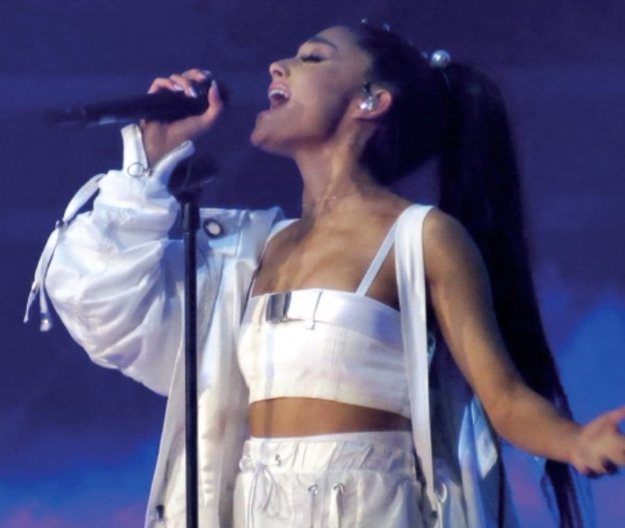 This+month%2C+Ariana+Grande+claimed+the+top+three+spots+on+the+Billboard+Hot+100+charts%2C+making+her+the+first+artist+to+do+so+since+the+Beatles+in+1964.+All+three+songs%2C+%E2%80%9C7+rings%2C%E2%80%9D+%E2%80%9Cbreak+up+with+your+girlfriend%2C+i%E2%80%99m+bored%2C%E2%80%9D+and+%E2%80%9Cthank+u%2C+next%2C%E2%80%9D+are+from+Grande%E2%80%99s+fifth+album.