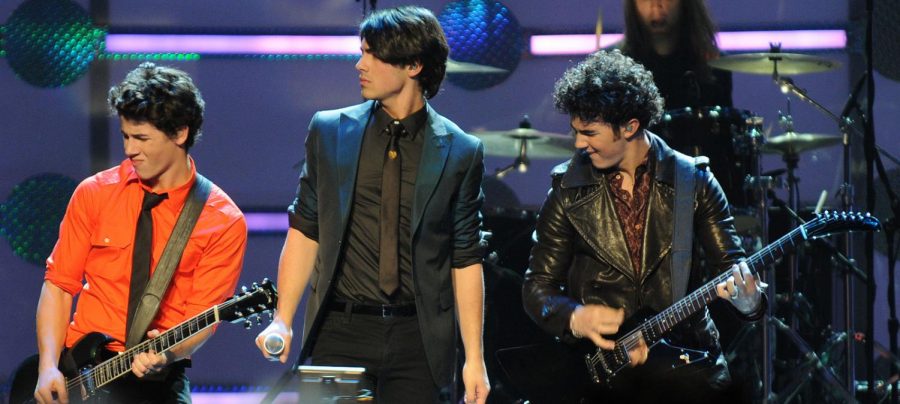 The Jonas Brothers perform at the Kids Inaugural: We Are the Future concert at the Verizon Center in downtown Washington, D.C., Jan. 19, 2009. Ten years later, the band is back with a new single and an album in the works.