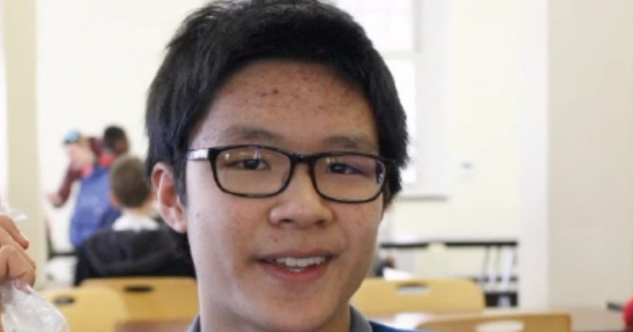 Nathan Huang, ‘23, is optimistic about “having friends and having my family and having food to eat. I’m just lucky to have these. They make me happy.” To spread optimism, Huang suggests smiling more often and helping out “as much as you can.”
