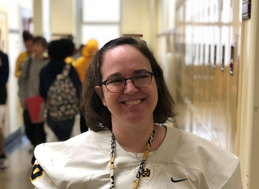 Sara McGuire-Jay teaches AP World History. Club writer, Otto Kindel, encourages WHHS students to  to do something bold and give history a second chance by taking this course.