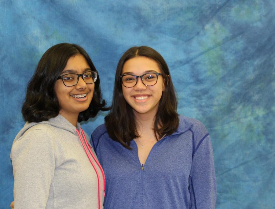Two of the founding members of the “Books for Kids” club at WHHS: Shubhra Mishra, ‘21, and Sam Rosen, ‘21.