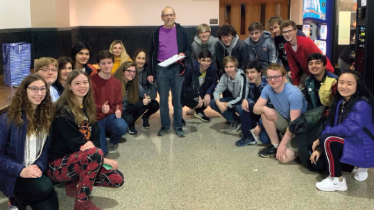 Students who participated in the UC Math Bowl gather around Dr. William Gordon, the club advisor of the WHHS Math Team. The team was made up of students from outside the Math Team as well, encouraging anyone with an interest in mathematics to participate in the competition.