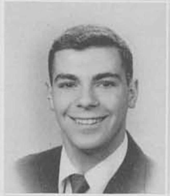 WHHS alum Jerry Rubin, ‘56, in his yearbook photo. Rubin went on to become a social activist and was one of the organizers of an anti-war protest during the 1968 DNC riots, which is portrayed in the movie The Trial of the Chicago 7.

