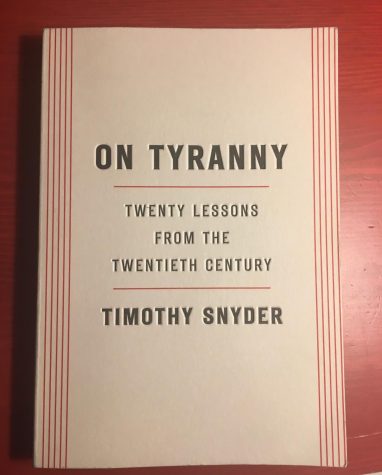 On Tyranny by Timothy Snyder was released in 2017, and is now more topical than ever. It provides a look into the history of tyrannical regimes and how our generation is the key to keeping our democratic values. 