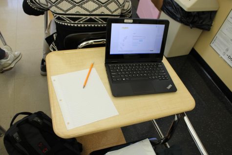 JH students put what they’ve been learning to the MAP test, during the week of Oct. 13. The students were only allowed the resources given by the testing website, a pencil, paper, and their knowledge to answer a series of English and Math questions.