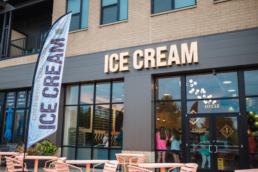 The Gold Spoon Creamery shop is located in Summit Park in Blue Ash. 