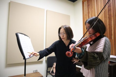 “So, if I was going to demonstrate this advanced cello technique and [a private teacher is present], I can ask, hey, can you come in and show them how to play this?” Gibson said. 
