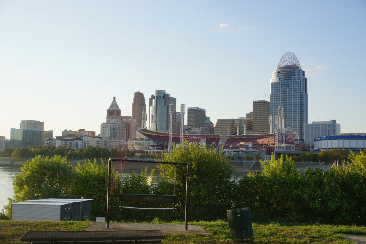 The beauty of downtown Cincinnati as the sun begins to set.