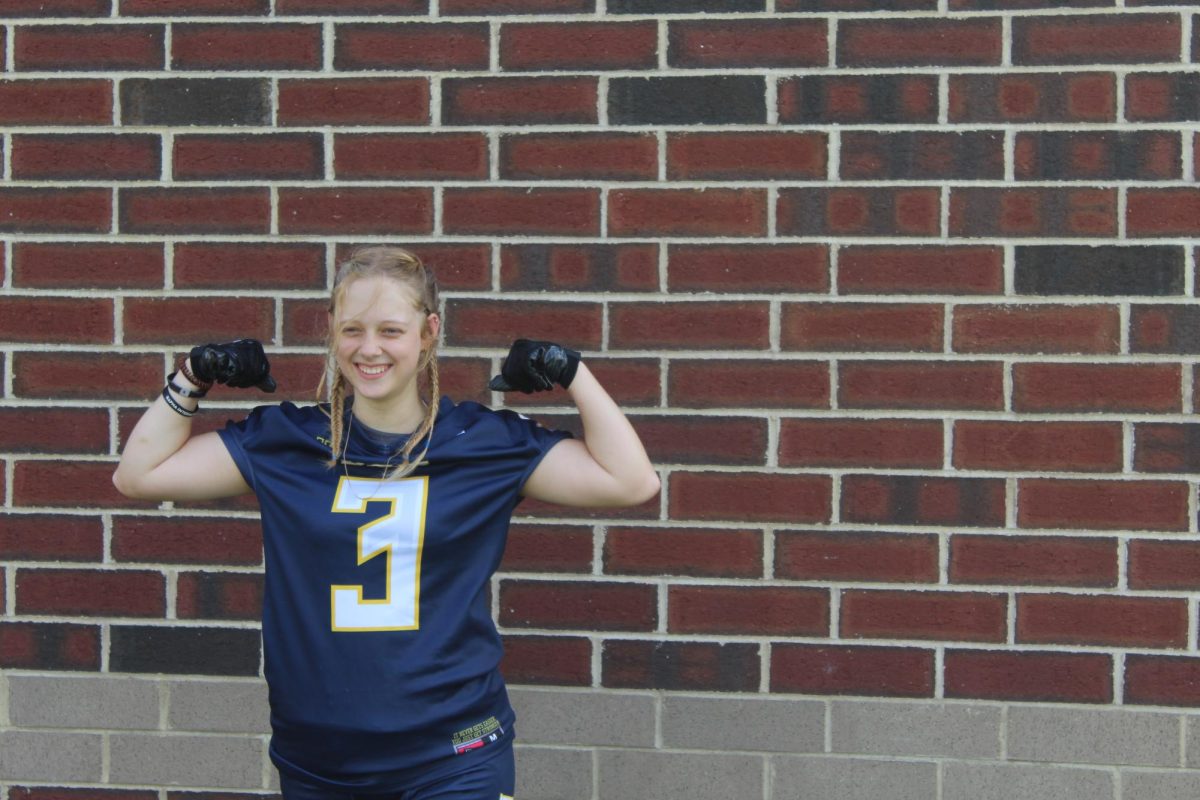 Carr comes from a family of avid football players and wrestlers. As a result, she decided to try football as well. 
