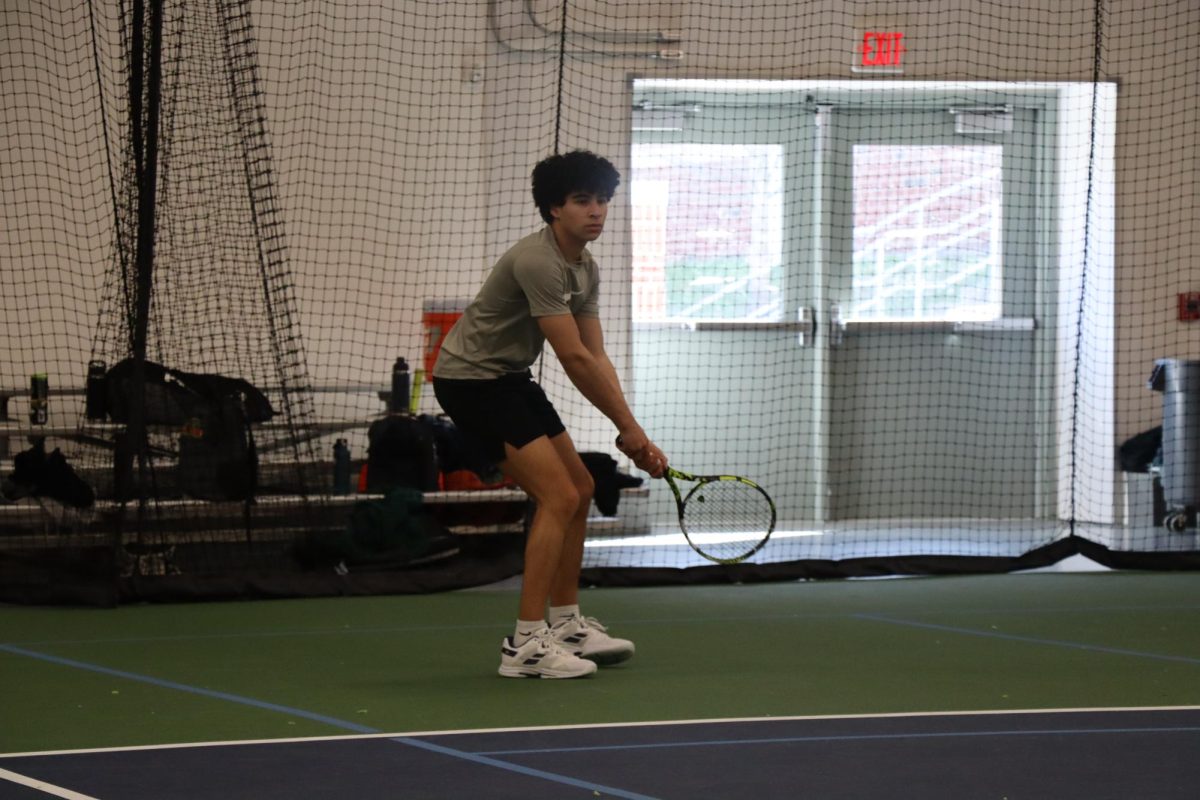 Although Peerless has played tennis for five years, this is his first year a part of the WHHS tennis team.