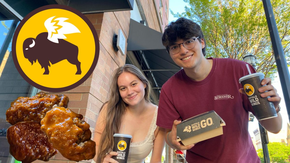 Ollie Oudomsouk, SENIOR and Mary Urbas, SENIOR, review the Buffalo Wild Wings on Calhoun street and share their opinions.