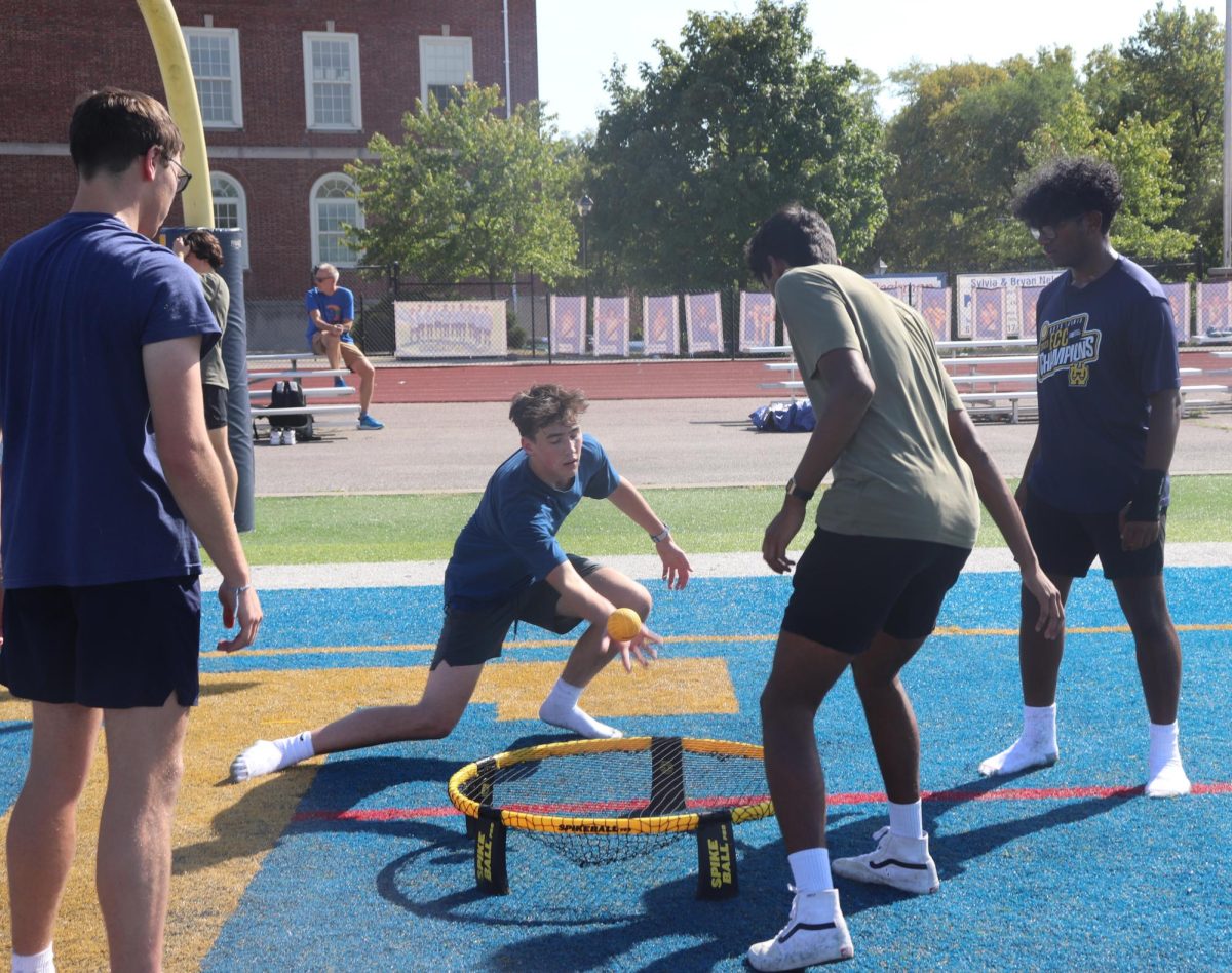 Sampath has some big dreams for the future of Spikeball Club.  “My hope is that the club will keep growing as it has been over the past couple of years, and that one day it will become a staple of Walnut Hills culture,” Sampath said. “I hope Spikeball Club becomes a place where tons of students of different grades and skill levels and backgrounds can all come and have a good time every Friday. I also hope to use this platform to do some good, maybe raise money for charity or provide a place for new students to make friends.”