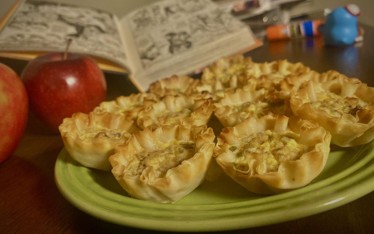 The shells are made of phyllo dough! Maybe you could make a baklava quiche.