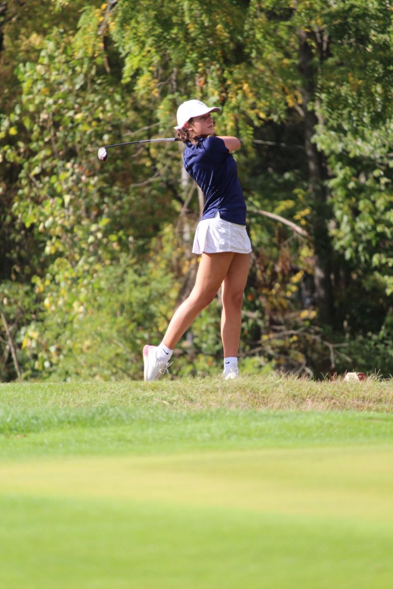 Ella Griffin, ‘25, plays a major role in the success of the team through her leadership and experience.