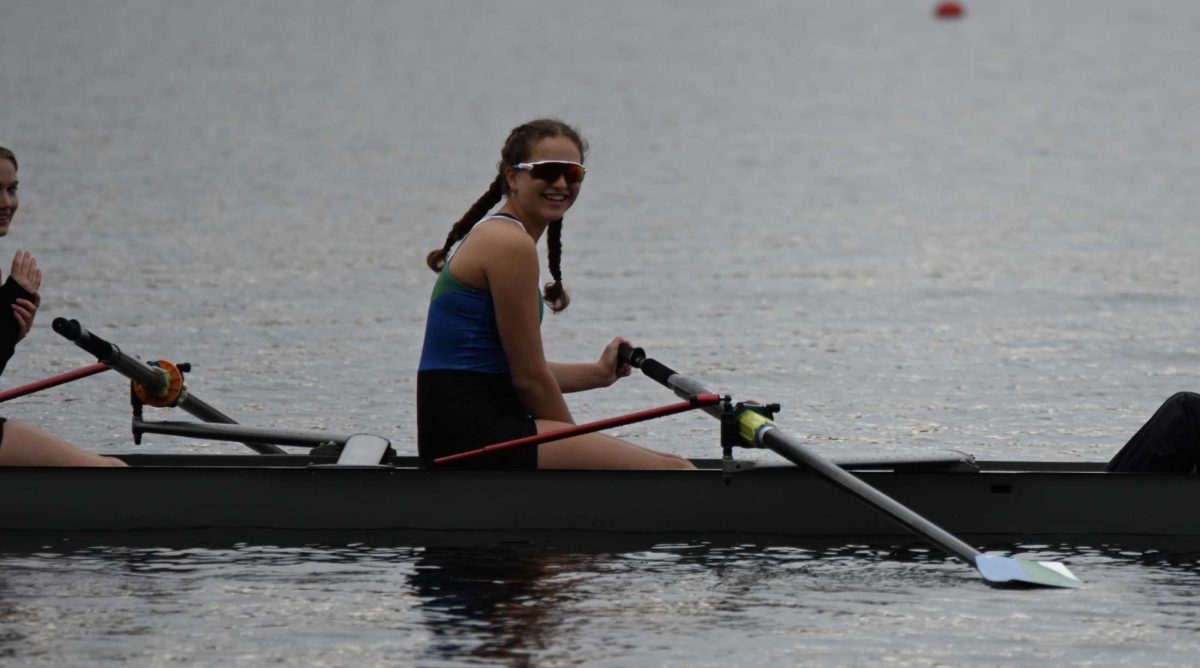  Dinah Pastoor and her teammates participating in the Saratoga Invitational in Saratoga, N.Y.