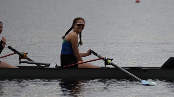  Dinah Pastoor and her teammates participating in the Saratoga Invitational in Saratoga, N.Y.