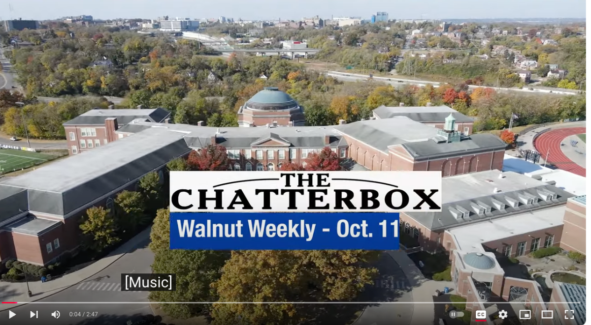 Title screen for Oct. 11 Walnut Weekly