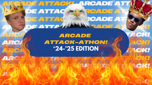 The ultimate Walnut event is here! Join as James and Jonathan Arcade Attack and Rubin Report their fellow Eagles for five days straight in the Arcade Attack-athon! 