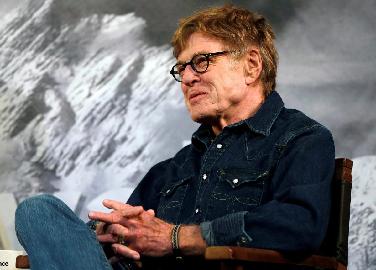 Robert Redford addresses the media at an opening day news conference for the Sundance Film Festival at the Egyptian Theatre in Park City, Utah January 22, 2015.  REUTERS/Jim Urquhart