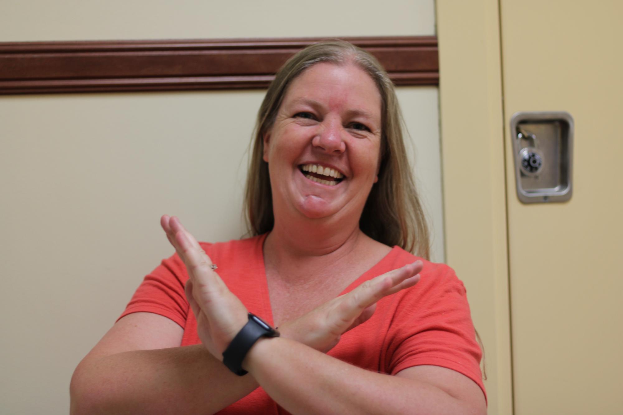 Dorothy Scharfenberger, math teacher: