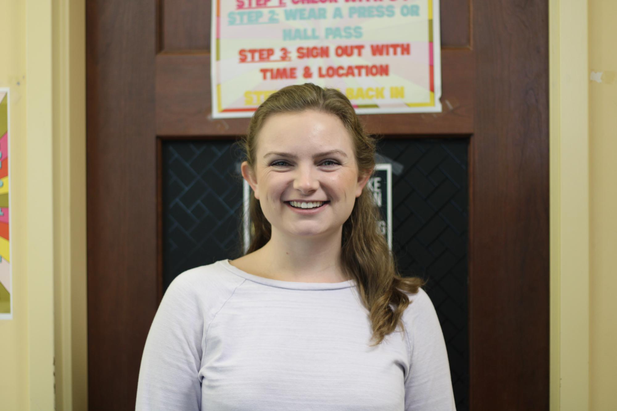 Claire Luken, social studies teacher: