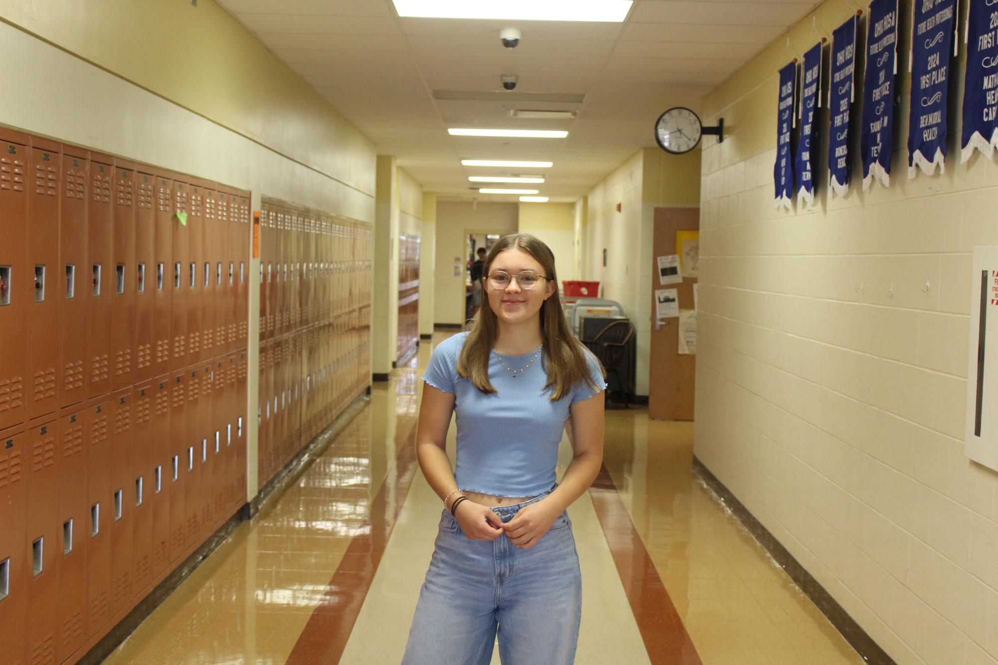 Foreign exchange student from Germany, Miriam Creutz '27