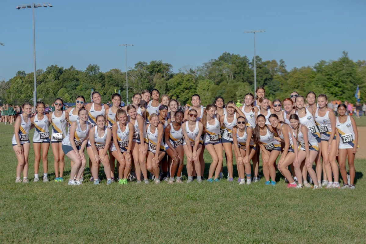 The women's XC team is 74 members strong for the 25-26 school year.