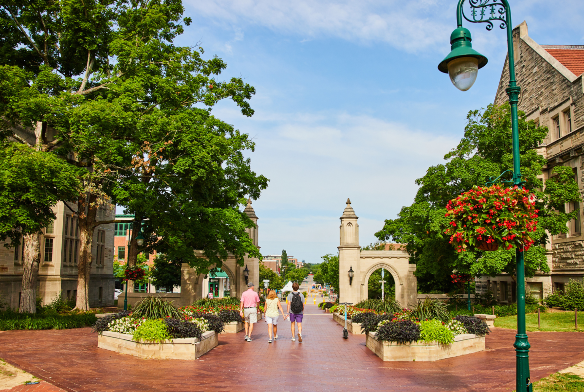Students walk on Indiana University’s campus in Bloomington, Indiana, where their student publication, Indiana Daily Student, has recently been under fire. “[The dean of the media school] responds with, effective immediately, the IDS can't print anything at all,” Hilkowitz said. “That cut the entire print publication. It escalated so quickly.”