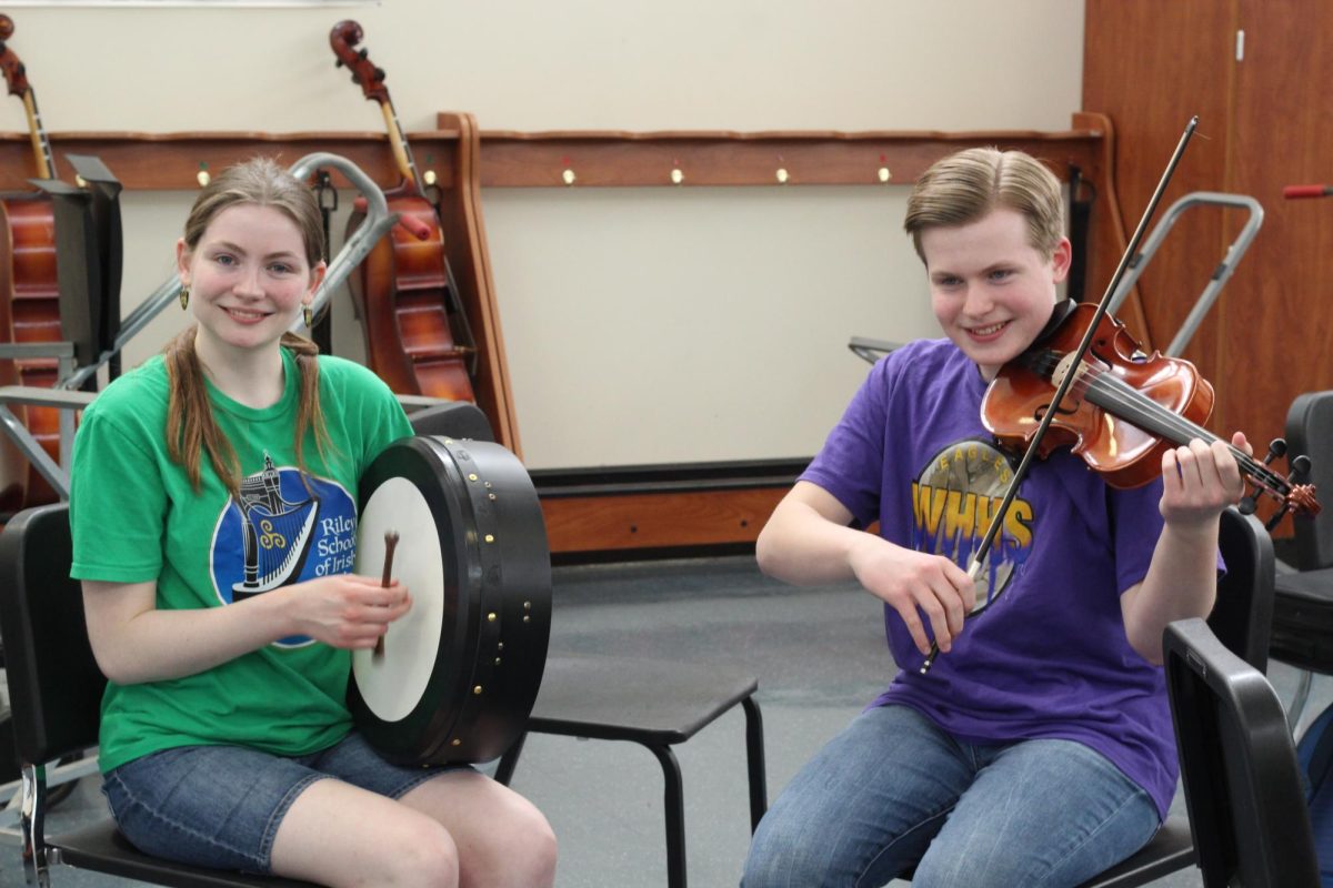Declan and Indigo’s love for Irish culture expands outside of music. “Every Saint Patrick’s Day we mix soda bread,” Indigo said. “So we make that and we play some little [tunes] together.”