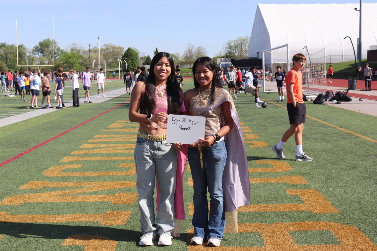 WHHS students show off their cultural clothing at this year's Art & Culture Day.