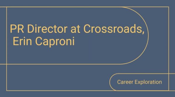 Career Exploration - Crossroads Church PR Director- Erin Caproni
