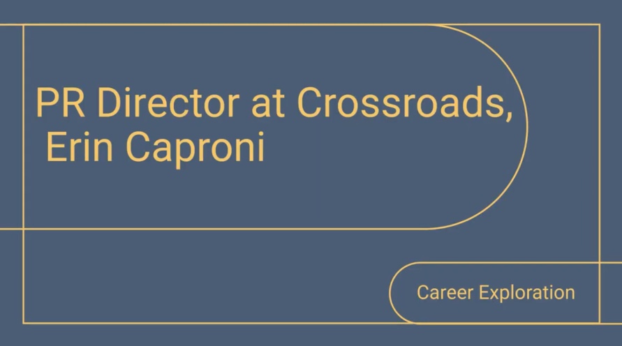 Career Exploration - Crossroads Church PR Director- Erin Caproni
